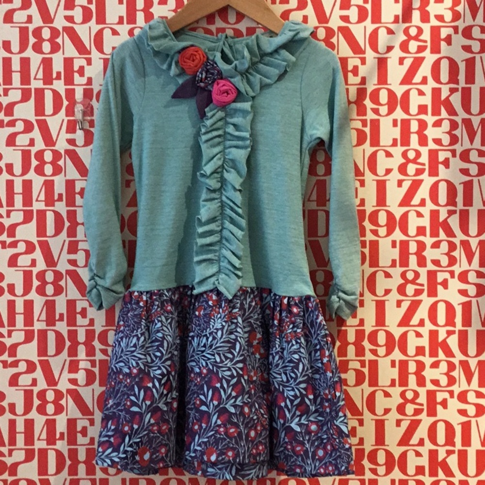 Sophie Catalou Seafoam Knit Dress, NEW WITH TAGS, Size 2T